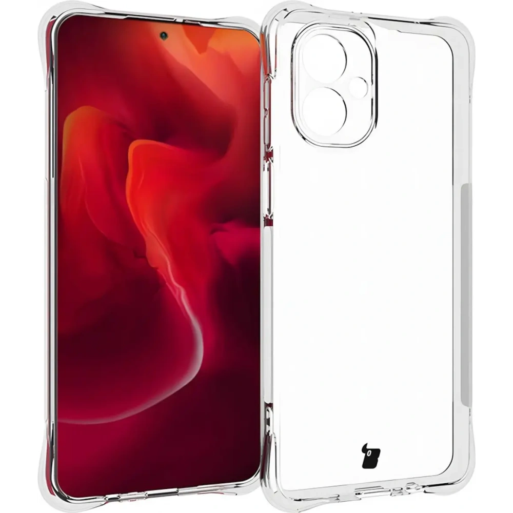 Elastyczne etui Bizon Case Salpa do Motorola Moto G55 5G przezroczyste