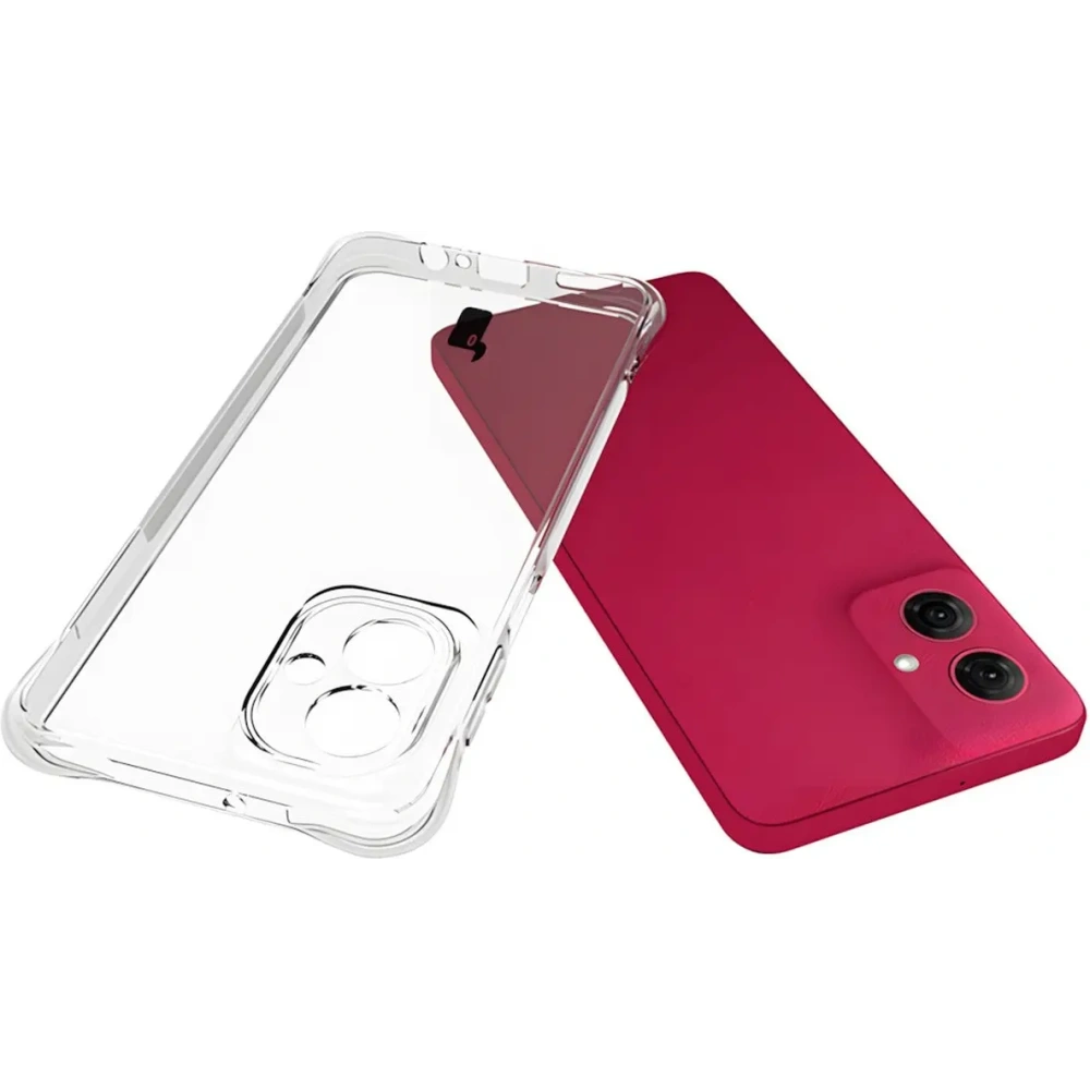 Elastyczne etui Bizon Case Salpa do Motorola Moto G55 5G przezroczyste