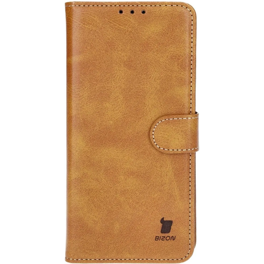 Etui z klapką Bizon Case Pocket do Apple iPhone 16 Pro Max brązowe