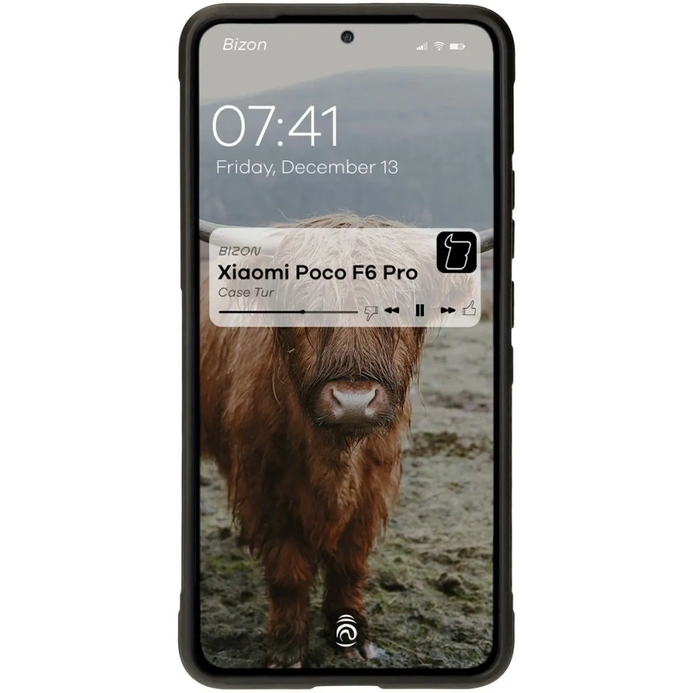 Pancerne etui Bizon Case Tur do Xiaomi Poco F6 Pro czarne