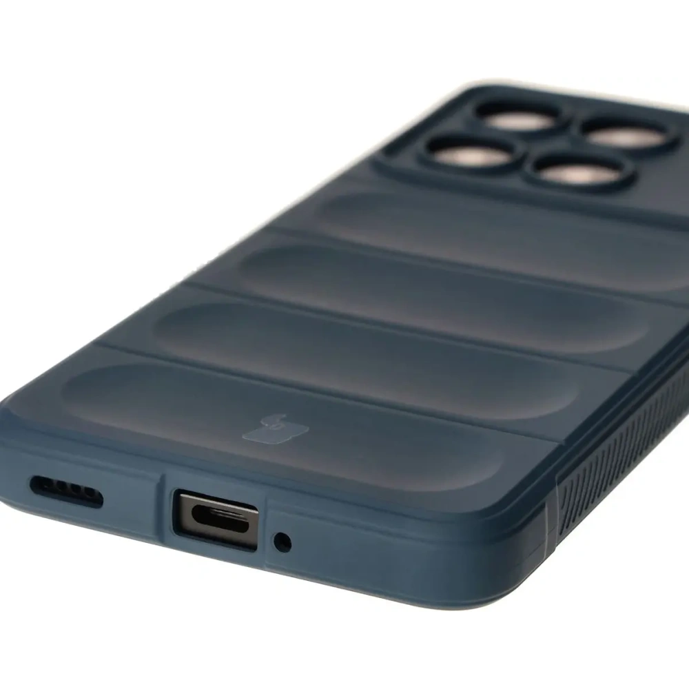 Pancerne etui Bizon Case Tur do Xiaomi Poco F6 Pro granatowe