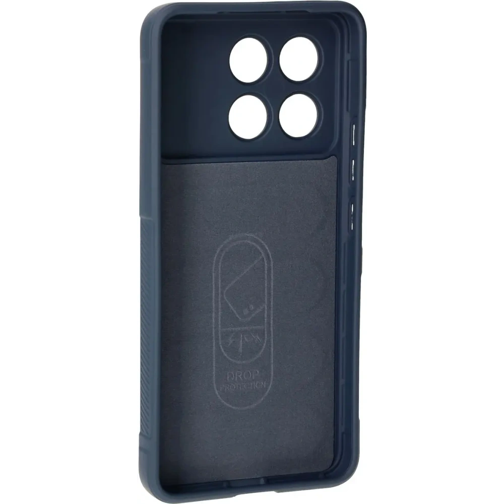 Pancerne etui Bizon Case Tur do Xiaomi Poco F6 Pro granatowe