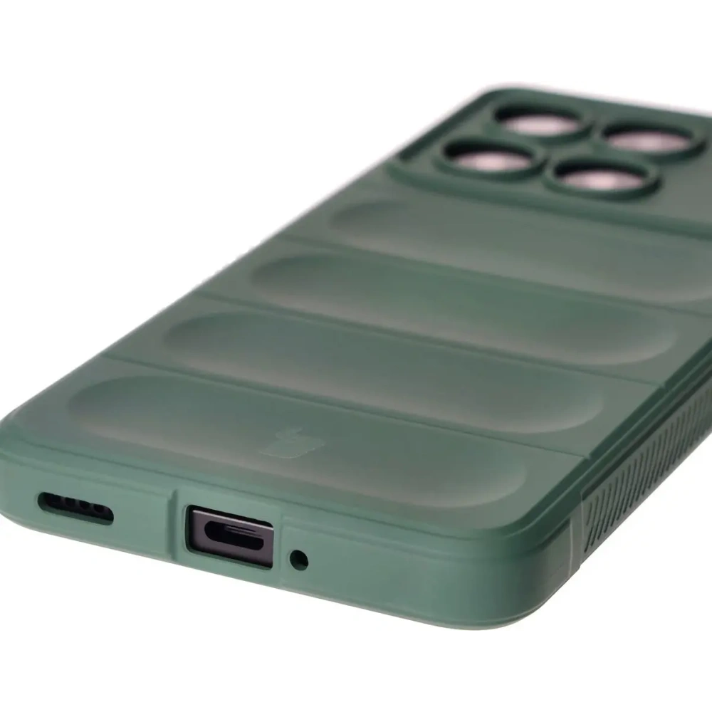 Pancerne etui Bizon Case Tur do Xiaomi Poco F6 Pro ciemnozielone