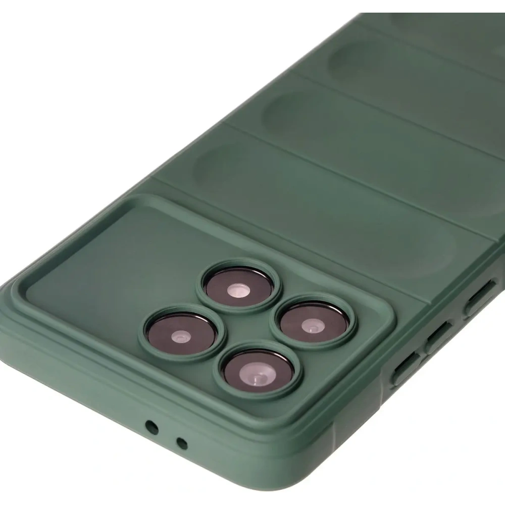 Pancerne etui Bizon Case Tur do Xiaomi Poco F6 Pro ciemnozielone