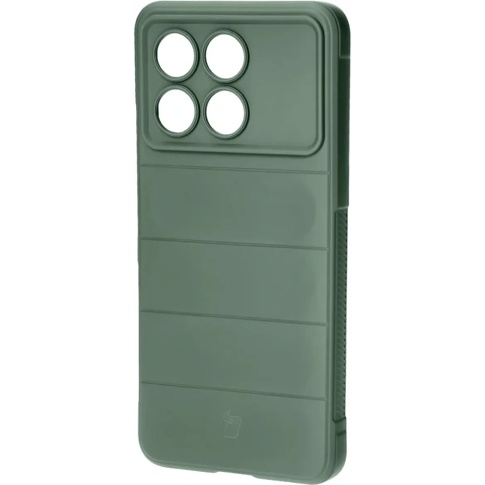 Pancerne etui Bizon Case Tur do Xiaomi Poco F6 Pro ciemnozielone