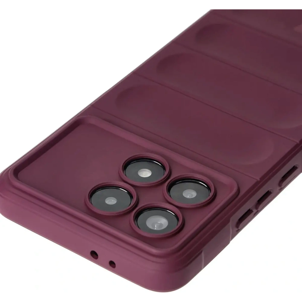 Pancerne etui Bizon Case Tur do Xiaomi Poco F6 Pro ciemnofioletowe