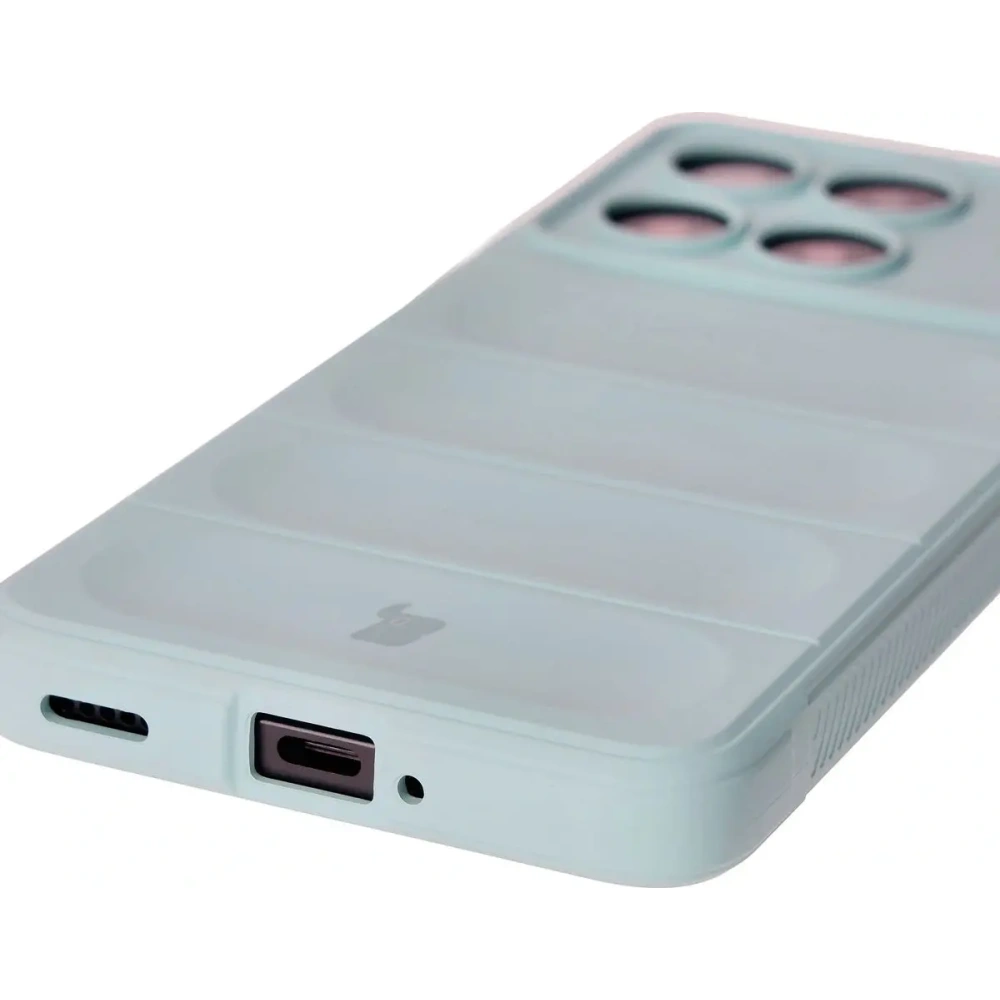 Pancerne etui Bizon Case Tur do Xiaomi Poco F6 Pro jasnoniebieskie