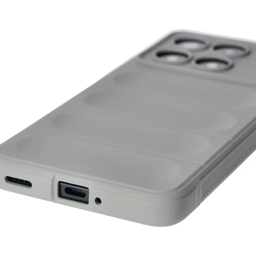 Pancerne etui Bizon Case Tur do Xiaomi Poco F6 Pro jasnoszare