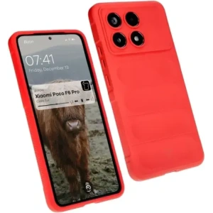 Buy Bizon Case Tur Xiaomi Poco F6 Pro red - BIZ6441 - {ean13} - Home Screen Store Europe