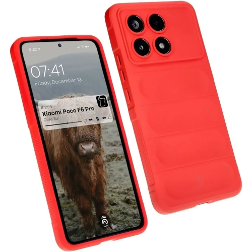 Kup Pancerne etui Bizon Case Tur do Xiaomi Poco F6 Pro czerwone - BIZ6441 - {ean13} - Sklep Home Screen