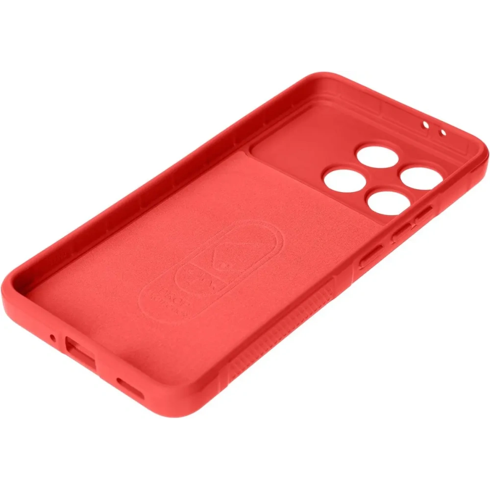 Pancerne etui Bizon Case Tur do Xiaomi Poco F6 Pro czerwone