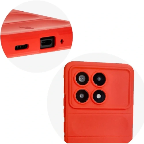 Kup Pancerne etui Bizon Case Tur do Xiaomi Poco F6 Pro czerwone - BIZ6441 - {ean13} - Sklep Home Screen