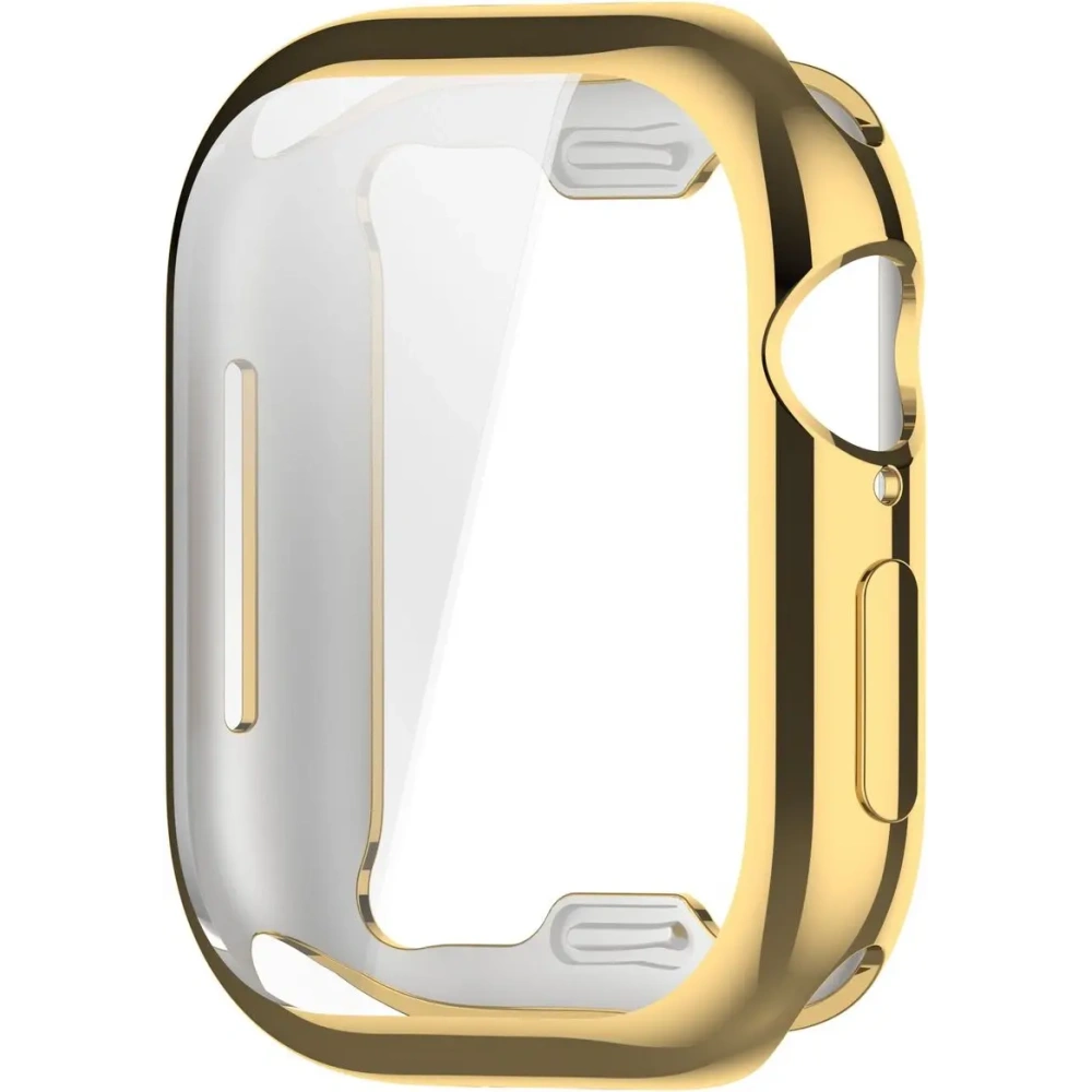 Etui z osłoną ekranu Bizon Case Watch Felipe do Apple Watch 10 / 11 46mm złote