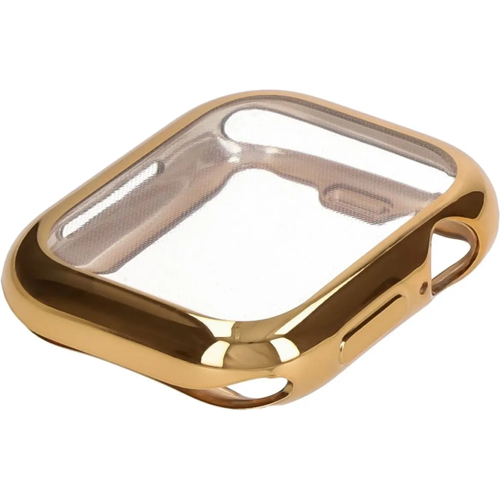 Etui z osłoną ekranu Bizon Case Watch Felipe do Apple Watch 10 / 11 46mm złote