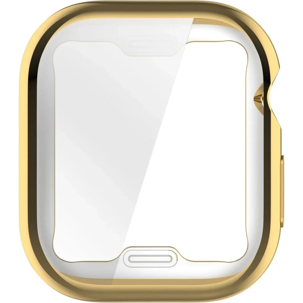 Etui z osłoną ekranu Bizon Case Watch Felipe do Apple Watch 10 / 11 46mm złote