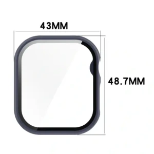 Kup Etui ze szkłem do zegarka Bizon Case+Glass Watch do Apple Watch 10 46mm ciemnoniebieskie - BIZ6446 - {ean13} - Sklep Home Screen
