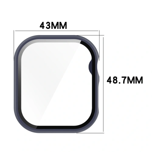 Kup Bizon Case+Glass Uhr Apple Uhr 10 46mm dunkelblau - BIZ6446 - {ean13} - Sklep Home Screen