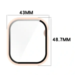 Kup Etui ze szkłem do zegarka Bizon Case+Glass Watch do Apple Watch 10 46mm różowe - BIZ6447 - {ean13} - Sklep Home Screen