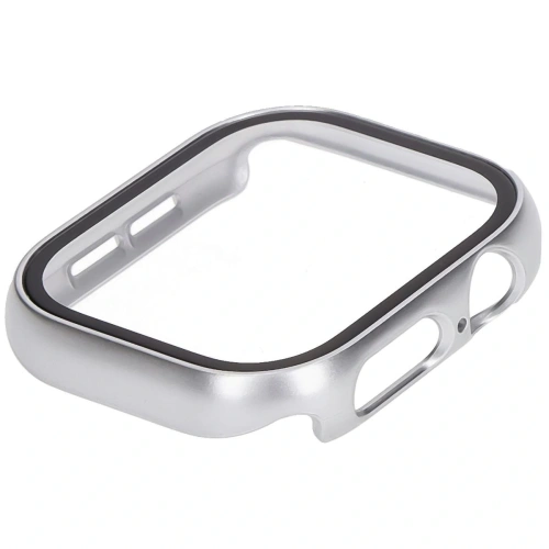 Kup Etui ze szkłem do zegarka Bizon Case+Glass Watch do Apple Watch 10 46mm srebrne - BIZ6449 - {ean13} - Sklep Home Screen