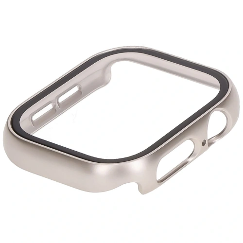 Buy Bizon Case+Glass Watch Apple Watch 10 46mm champagne - BIZ6450 - {ean13} - Home Screen Store Europe