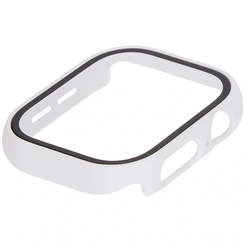 Kup Etui ze szkłem do zegarka Bizon Case+Glass Watch do Apple Watch 10 46mm białe - BIZ6451 - {ean13} - Sklep Home Screen