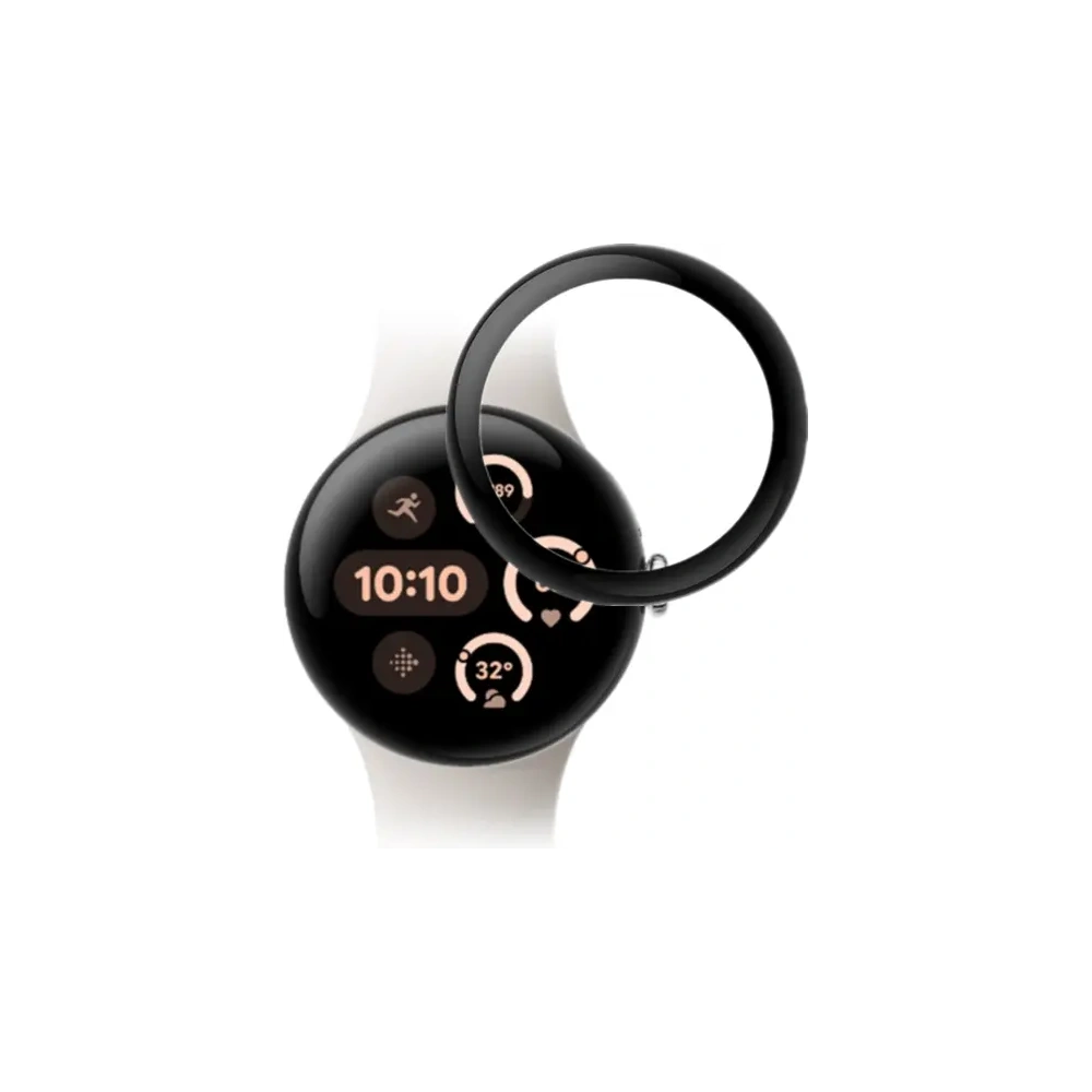 Szkło hybrydowe Bizon Glass Watch Edge Hybrid do Google Pixel 3 41 mm czarne