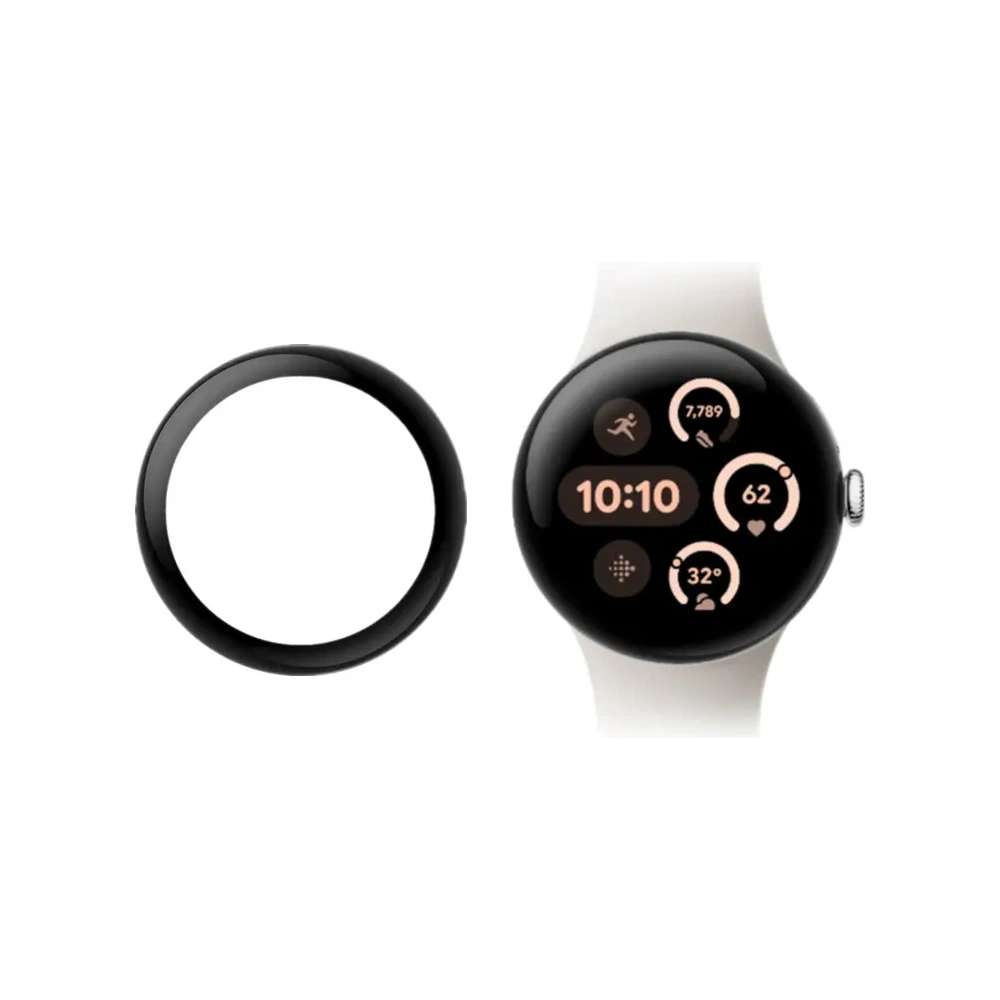 Szkło hybrydowe Bizon Glass Watch Edge Hybrid do Google Pixel 3 41 mm czarne