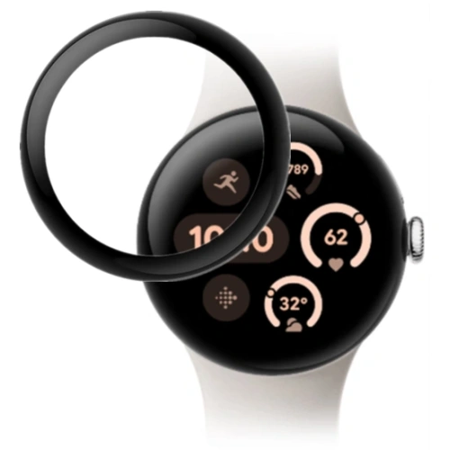 Kup Bizon Glass Watch Edge Hybrid Google Pixel 3 45 mm schwarz - BIZ6453 - {ean13} - Sklep Home Screen