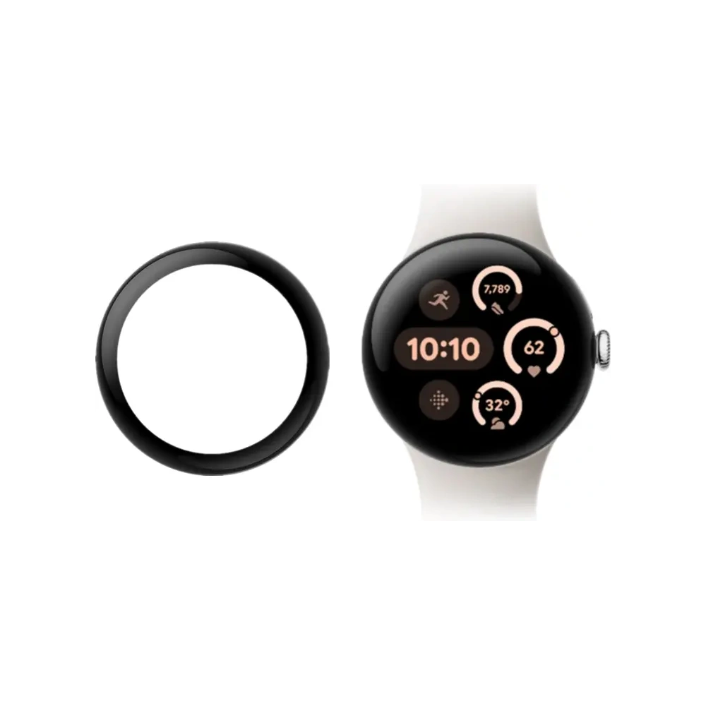 Szkło hybrydowe Bizon Glass Watch Edge Hybrid do Google Pixel 3 45 mm czarne