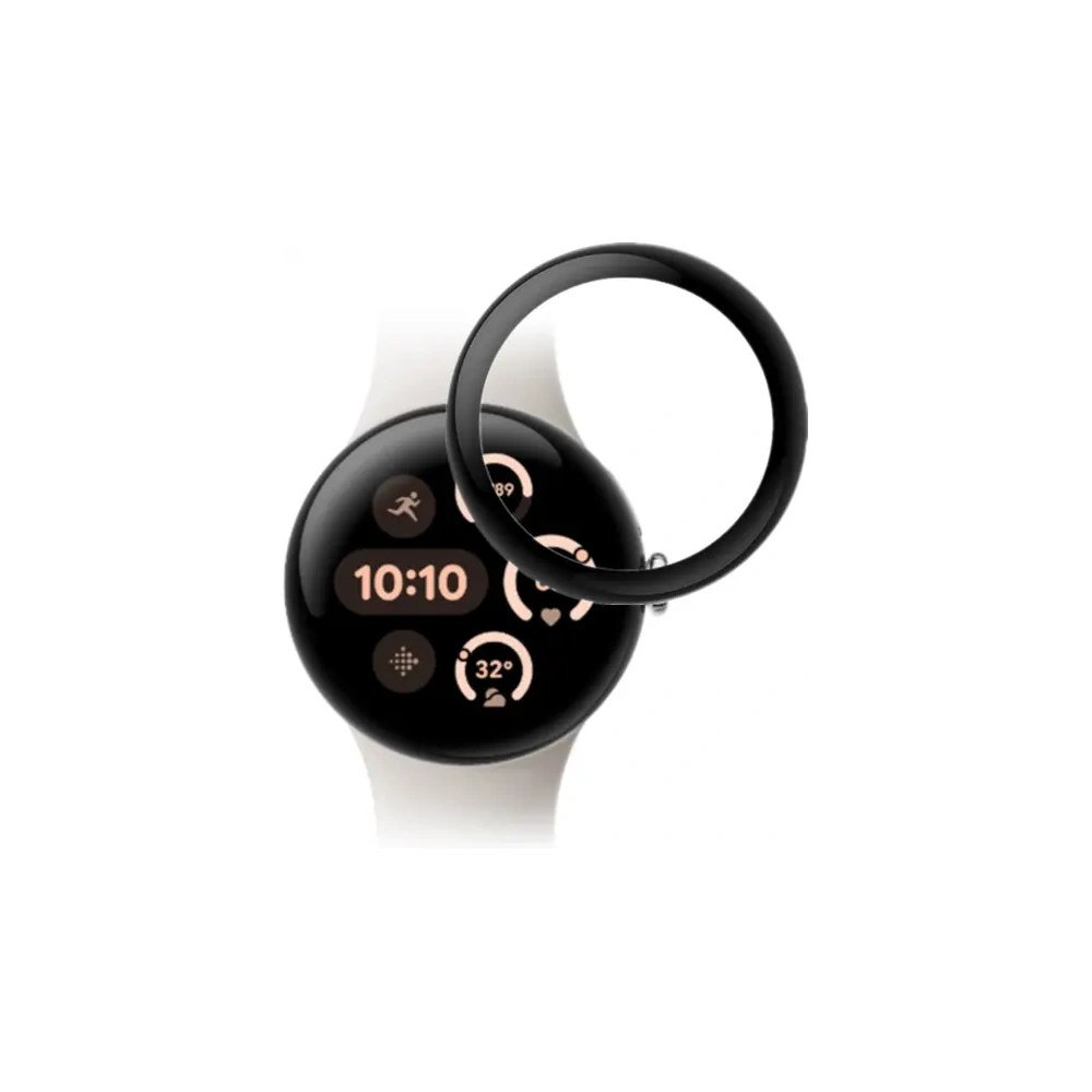 Szkło hybrydowe Bizon Glass Watch Edge Hybrid do Google Pixel 3 45 mm czarne