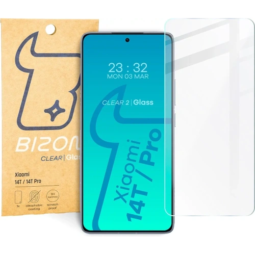 Kup Szkło hartowane Bizon Glass Clear 2 do Xiaomi 14T/14T Pro - BIZ6458 - {ean13} - Sklep Home Screen
