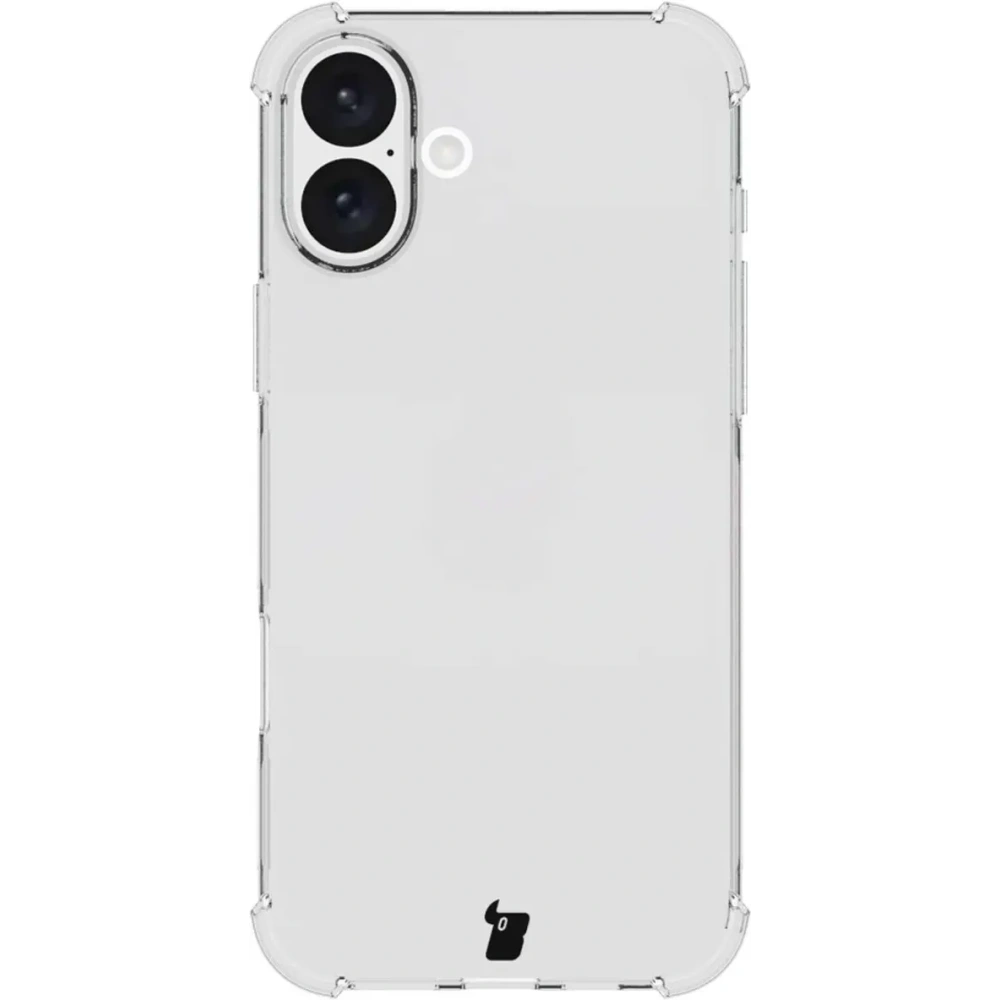 Etui + 2x szkło hartowane na ekran + szkło na obiektyw Bizon Case Clear Pack do Apple iPhone 16 Plus