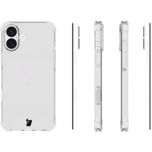 Kup Bizon Case Clear Pack carcasă + 2x sticlă securizată + sticlă pentru lentile Apple iPhone 16 Plus - BIZ6460 - {ean13} - Sklep Home Screen
