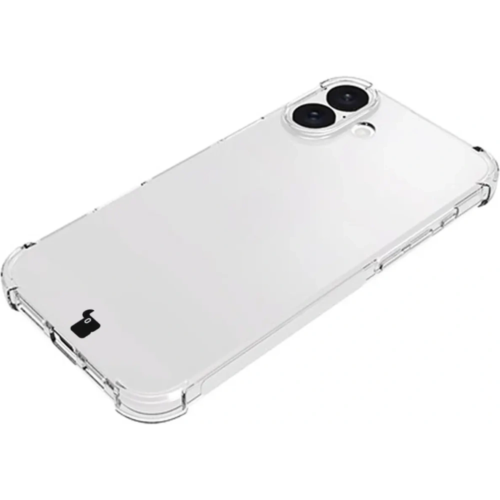 Etui + 2x szkło hartowane na ekran + szkło na obiektyw Bizon Case Clear Pack do Apple iPhone 16 Plus