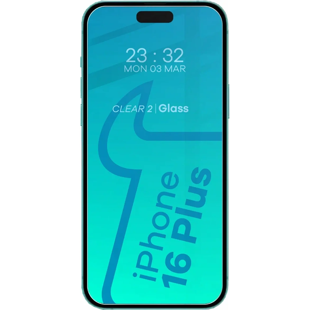 Etui + 2x szkło hartowane na ekran + szkło na obiektyw Bizon Case Clear Pack do Apple iPhone 16 Plus