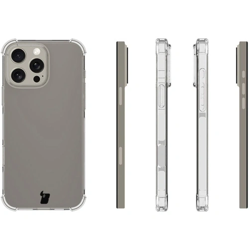 Kup Etui + 2x szkło hartowane na ekran + szkło na obiektyw Bizon Case Clear Pack do Apple iPhone 16 Pro Max - BIZ6462 - {ean13} - Sklep Home Screen