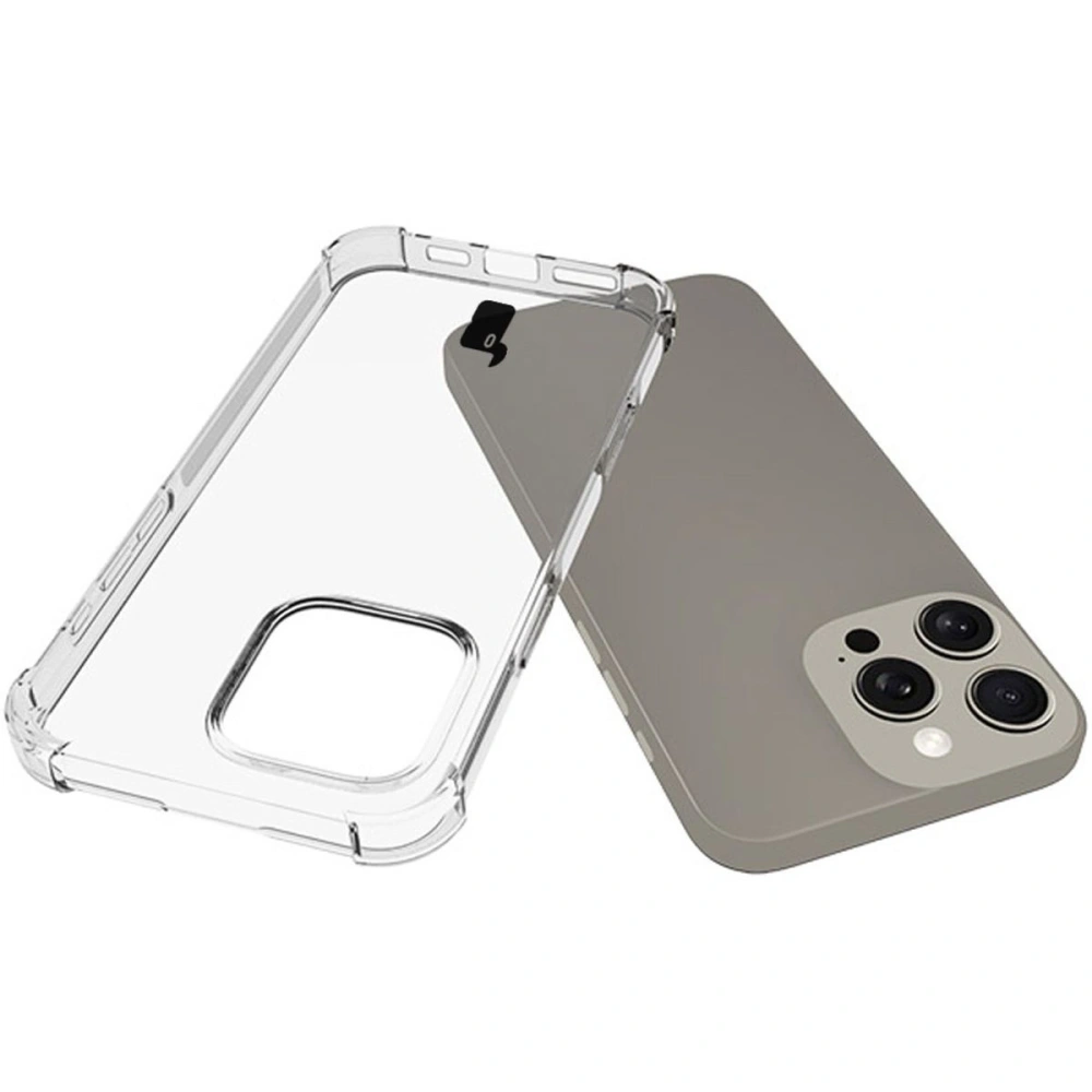 Etui + 2x szkło hartowane na ekran + szkło na obiektyw Bizon Case Clear Pack do Apple iPhone 16 Pro Max