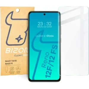 Kup Szkło hartowane Bizon Glass Clear 2 do Oppo Reno12 F 4G/5G/12 FS - BIZ6463 - {ean13} - Sklep Home Screen