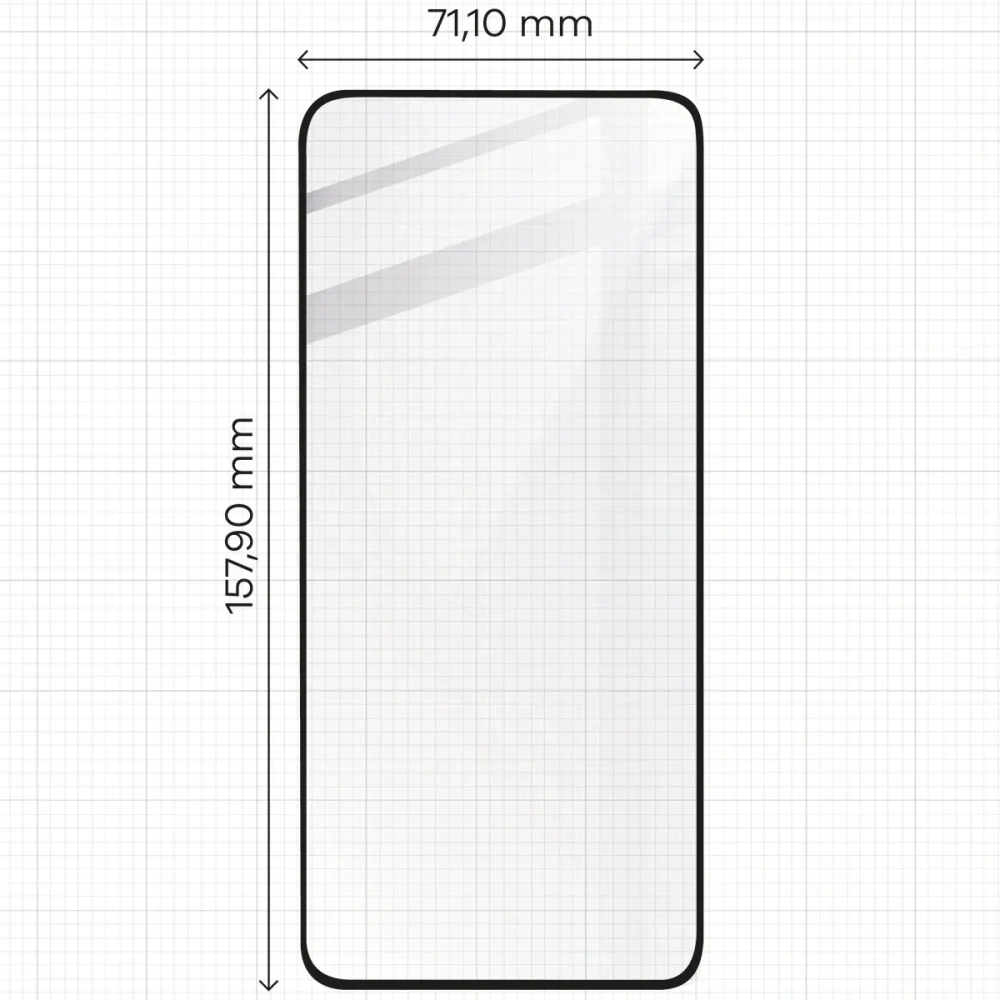 Szkło hartowane Bizon Glass Edge 2 do Oppo Reno12 F 4G/5G/FS czarna ramka