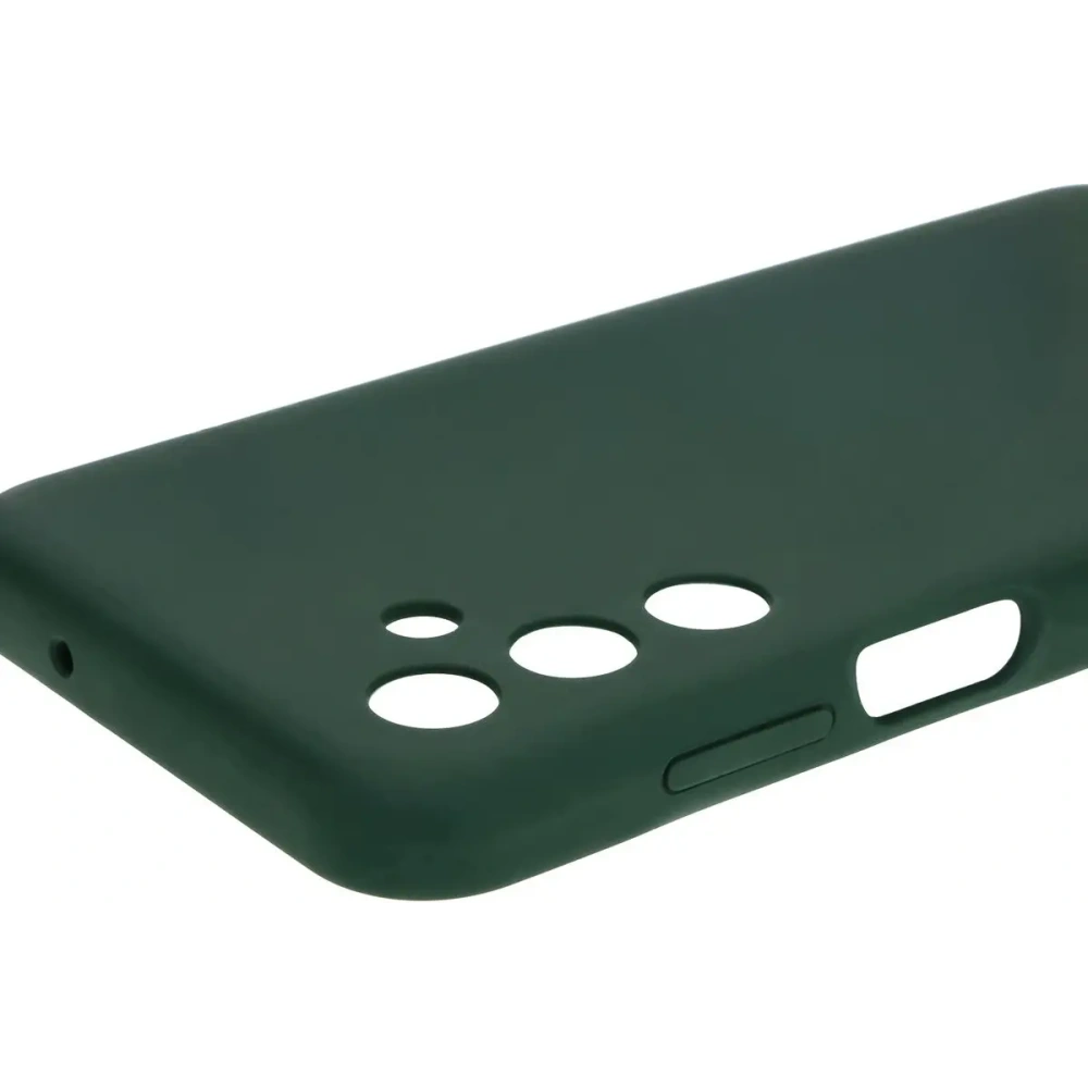 Silikonowe etui Bizon Soft Case do Samsung Galaxy M35 5G ciemnozielone