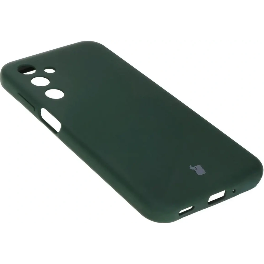 Silikonowe etui Bizon Soft Case do Samsung Galaxy M35 5G ciemnozielone