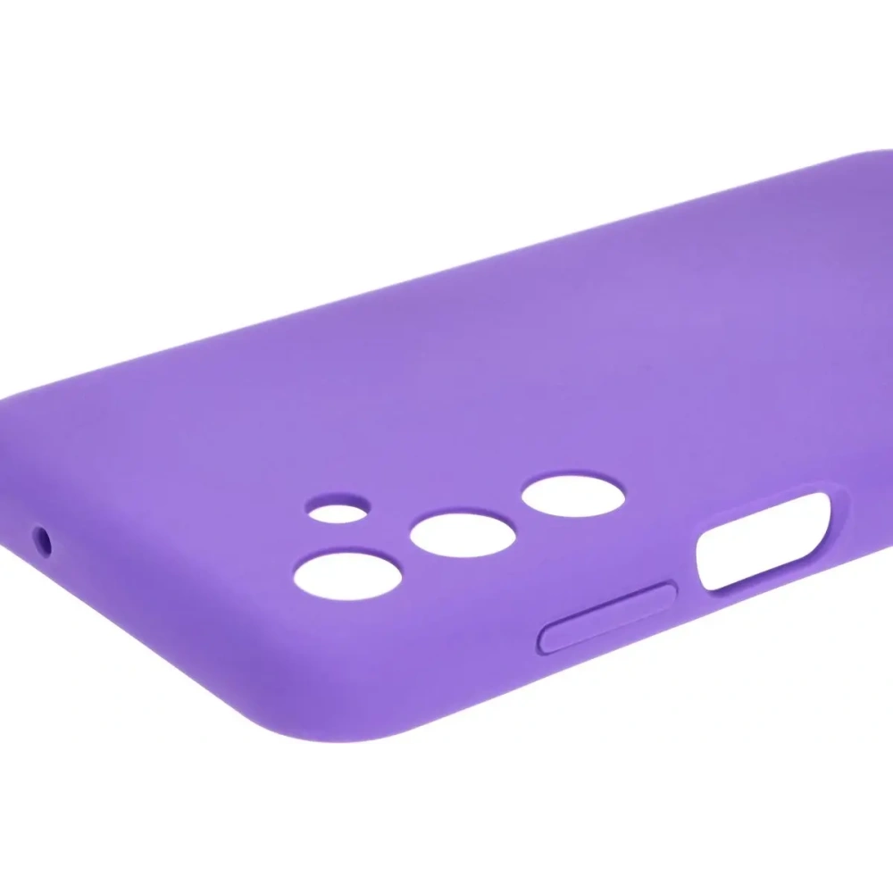Silikonowe etui Bizon Soft Case do Samsung Galaxy M35 5G fioletowe
