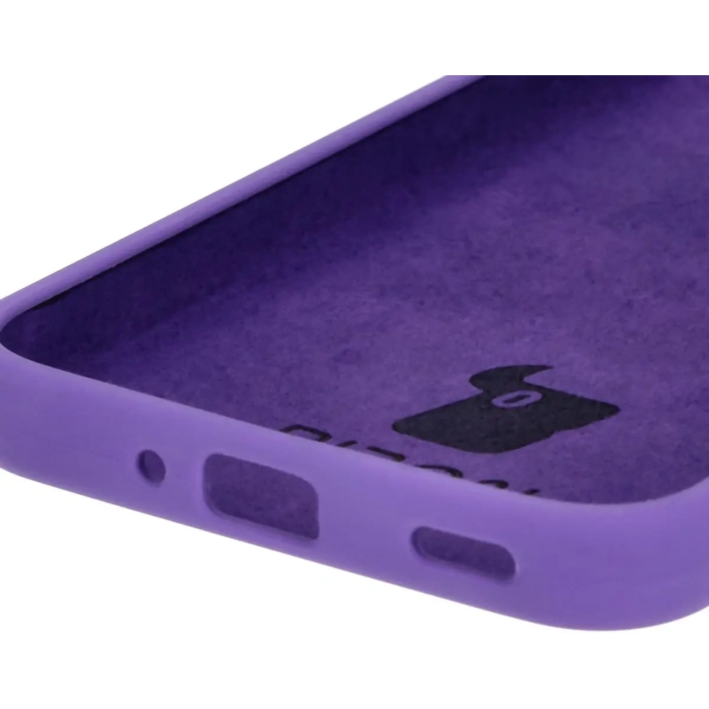 Silikonowe etui Bizon Soft Case do Samsung Galaxy M35 5G fioletowe