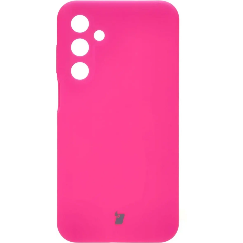 Silikonowe etui Bizon Soft Case do Samsung Galaxy M35 5G neonowo-różowe