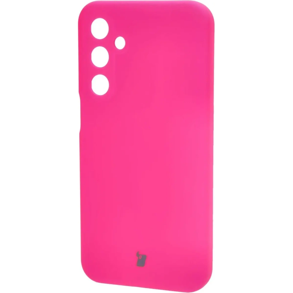 Silikonowe etui Bizon Soft Case do Samsung Galaxy M35 5G neonowo-różowe