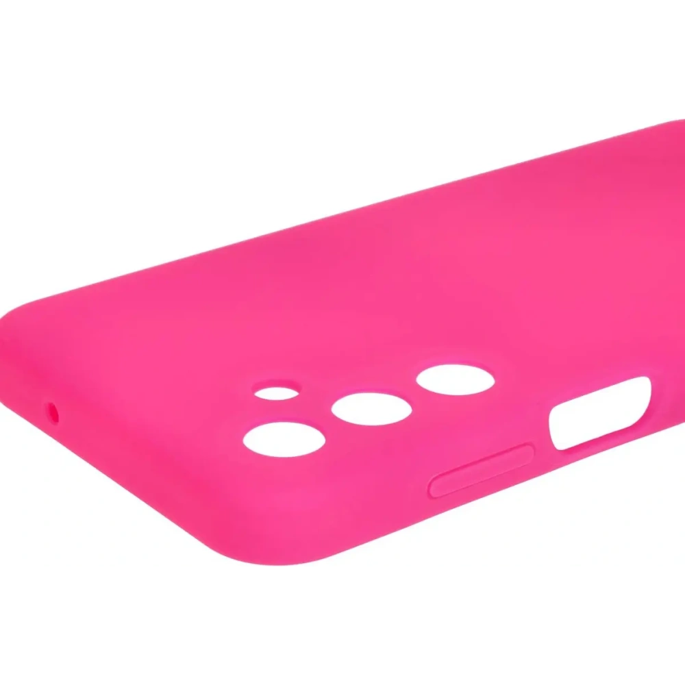 Silikonowe etui Bizon Soft Case do Samsung Galaxy M35 5G neonowo-różowe