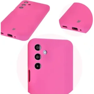 Kup Silikonowe etui Bizon Soft Case do Samsung Galaxy M35 5G neonowo-różowe - BIZ6468 - {ean13} - Sklep Home Screen