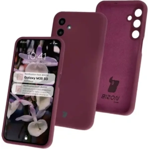 Kup Silikonowe etui Bizon Soft Case do Samsung Galaxy M35 5G ciemnofioletowe - BIZ6469 - {ean13} - Sklep Home Screen