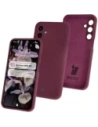 Silikonowe etui Bizon Soft Case do Samsung Galaxy M35 5G ciemnofioletowe