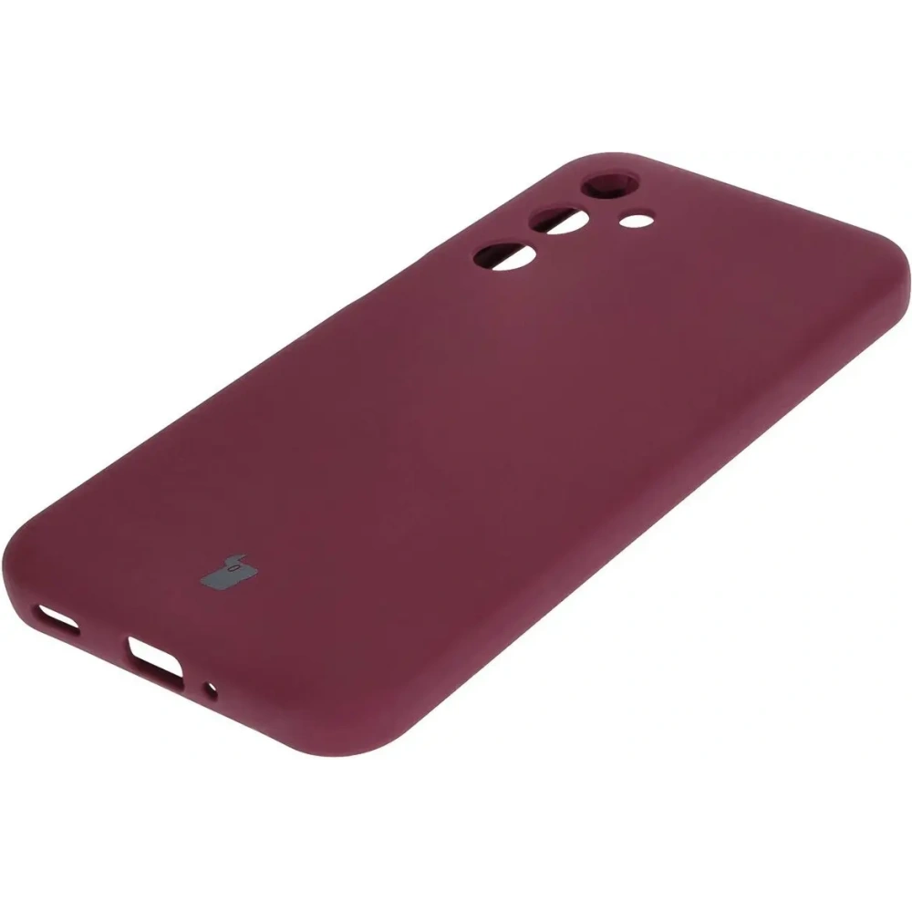 Silikonowe etui Bizon Soft Case do Samsung Galaxy M35 5G ciemnofioletowe